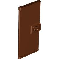 Door 1 x 3 x 6 with Stud Handle, 80683 Reddish Brown N