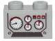 Brick, Modified 1 x 2 with Studs on 1 Side with 4 Gauges Pattern (Sticker) - Set 70419, 11211pb02