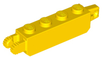 Шарнир Lego Hinge Brick 1 x 4 Locking with 1 Finger Vertical End and 2 Fingers Vertical End, 9 Teeth 30387