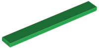 Tile 1 x 8, 4162 Green N