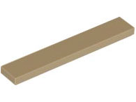Tile 1 x 6, 6636 Dark Tan N
