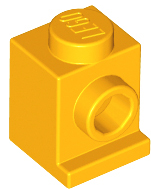Brick, Modified 1 x 1 with Headlight, 4070 Bright Light Orange U