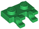 Plate, Modified 1 x 2 with 2 U Clips (Horizontal Grip), 60470  