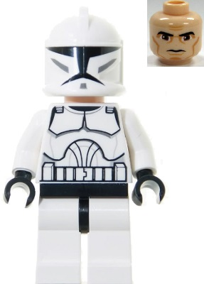 Минифигурка Lego Star Wars Clone Trooper (Phase 1) - Large Eyes sw0201