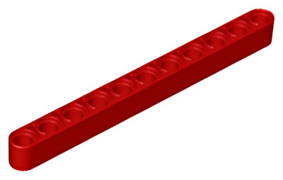 Деталь LEGO Technic, Liftarm Thick 1 x 11 32525 Red U