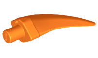 Barb / Claw / Horn / Tooth - Medium, 87747 Orange U