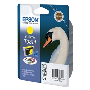 Картридж Epson T0814 Yellow желтый C13T11144A10