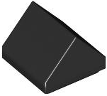 Slope 45 1 x 1 x 2/3 Double, 35464 Black N