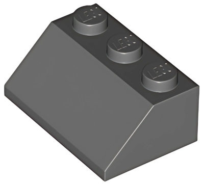 Деталь LEGO Lego Slope 45 2 x 3 3038 Dark Bluish Gray U