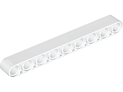 Деталь LEGO Technic, Liftarm Thick 1 x 9 40490 White N