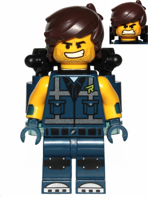 Минифигурка Lego Rex Dangervest - Smile, Teeth / Angry with Jet Pack tlm174
