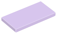 Tile 2 x 4, 87079 Lavender U