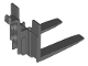 Vehicle, Forklift Wide Forks Reinforced with Rubber Belt Holder, 45707b  