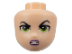 Mini Doll, Head Friends with Angry Eyebrows, Lime Eyes, Gritted Teeth Pattern (Lena Luthor), 29472