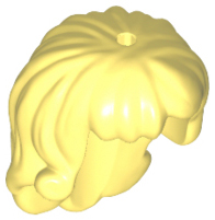 Mini Doll, Hair Friends Long, Curls at Ends, Hole on Top, 18842 Bright Light Yellow U