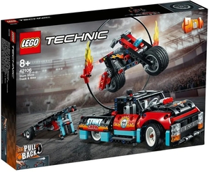 Конструктор LEGO Technic 42106 Stunt Show Truck and Bike