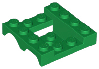 Vehicle, Mudguard 4 x 4 x 1 1/3 Double, 24151 Green U