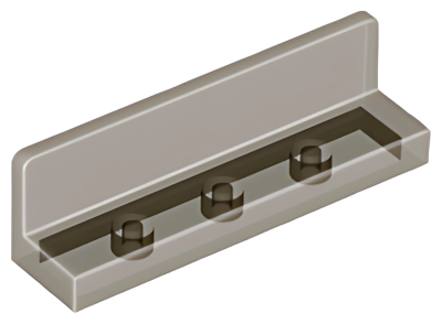 Деталь LEGO  Lego Panel 1 x 4 x 1 30413 (15207, 35255, 43337) Trans-Brown (Old Trans-Black) U