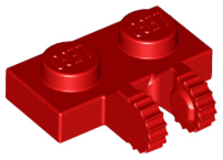 Шарнир Lego Hinge Plate 1 x 2 Locking with 2 Fingers on Side and 9 Teeth 60471 Red N