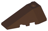 Wedge 4 x 2 Triple Left, 43710 Dark Brown N