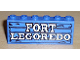 Stickered Assembly 6 x 1 x 2 with 'FORT LEGOREDO' Pattern (Sticker) - Sets 6762 / 6769 - 2 Brick 1 x 6, BA003pb02  