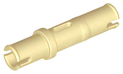 Деталь LEGO Technic, Pin 3L without Friction Ridges 32556 Tan U