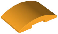 Slope, Curved 6 x 4 Double, 78522 Bright Light Orange N