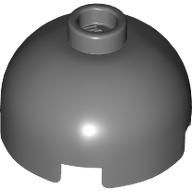 Brick, Round 2 x 2 Dome Top, 553 Dark Bluish Gray U