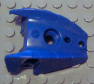 Bionicle Barraki Carapar Thigh and Shoulder Cover, 57557 Blue U