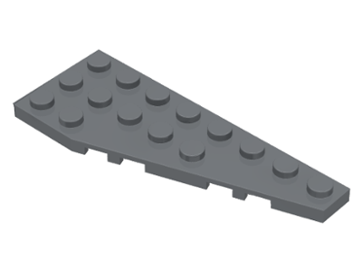 Wedge, Plate 8 x 3 Pentagonal Right, 50304 Dark Bluish Gray N