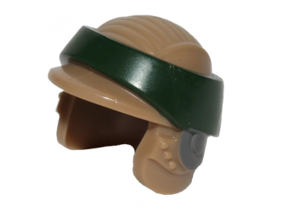 Деталь LEGO Lego Headgear Helmet SW Rebel Commando 64803pb02 Dark Tan U