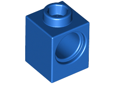 Technic, Brick 1 x 1 with Hole, 6541 Blue N
