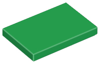 Tile 2 x 3, 26603 Green N
