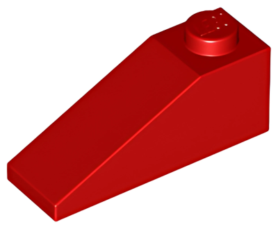 Деталь LEGO Lego Slope 33 3 x 1 4286 Red N