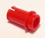 Technic, Pin 1/2 without Friction Ridges, 4274 Red N