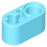 Technic, Liftarm Thick 1 x 2 - Axle Hole, 60483 Medium Azure N
