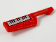 Minifigure, Utensil Musical Instrument, Keytar with Black and White Keyboard Pattern (Keys Facing Away from Player), 66944pb01  