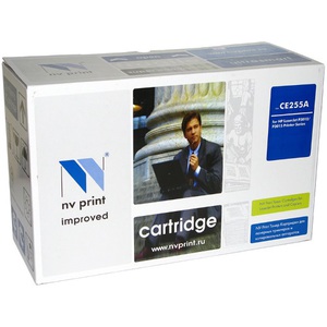 Картридж тонер NV-print для принтеров HP CE255A P3010, P3015, P3015d, P3015dn, P3015x Black черный