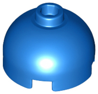 Brick, Round 2 x 2 Dome Top, 553 Blue U