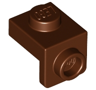 Деталь Lego Скоба Bracket 1 x 1 - 1 x 1 36841 Reddish Brown N