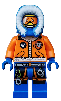 Минифигурка Lego Arctic Explorer, Male with Orange Goggles cty0492