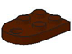 Plate, Modified 2 x 3 with Hole, 3176 Brown N