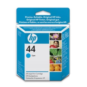 Картридж HP 44 Cyan голубой оригинальный 51644CE