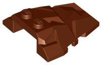 Wedge 4 x 4 Fractured Polygon Top, 64867 Reddish Brown N