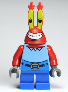 Минифигурка Lego Mr. Krabs - Large Grin bob023