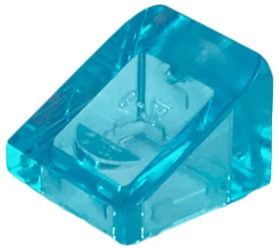 Slope 30 1 x 1 x 2/3, 54200 Trans-Light Blue N