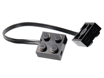 Electric, Wire with Brick 2 x 2 x 2/3 Ends 17L, 5306bc017 Black N