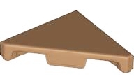 Tile, Modified 2 x 2 Triangular, 35787 Medium Nougat N