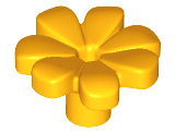 Plant Flower with Bar and Small Pin Hole, 32606 Bright Light Orange U