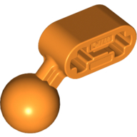 Technic, Liftarm, Modified Ball Joint Angled 1 x 2, 50923 Orange U